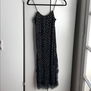 NWOT Topshop Polka Dot Slip Dress